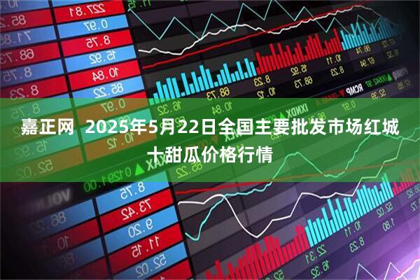 嘉正网  2025年5月22日全国主要批发市场红城十甜瓜价格行情