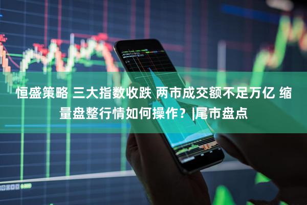 恒盛策略 三大指数收跌 两市成交额不足万亿 缩量盘整行情如何操作？|尾市盘点