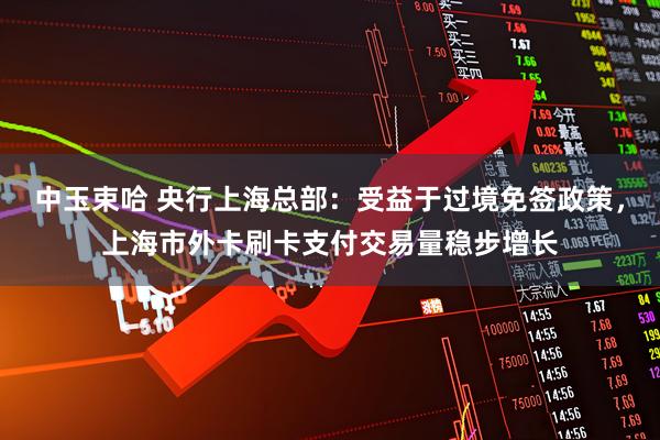 中玉束哈 央行上海总部：受益于过境免签政策，上海市外卡刷卡支付交易量稳步增长